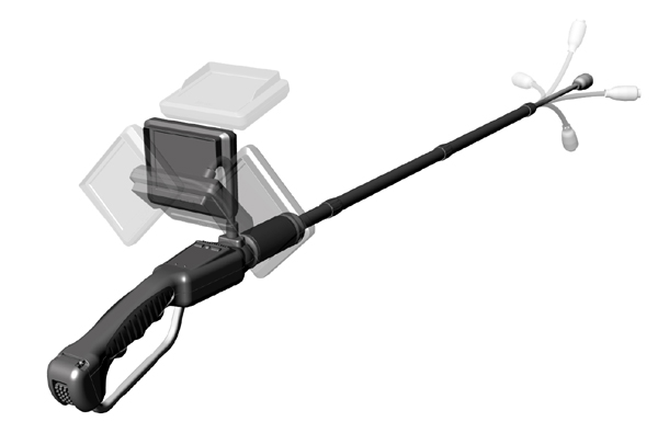 PCE-VE 400 Видеоэндоскоп для служб безопасности, длинна 3,1м, D=22мм