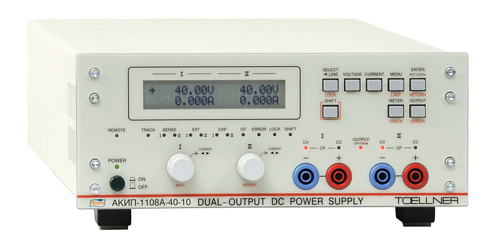  АКИП-1108-80-10 Высокопроизводительный программируемый импульсный источник питания постоянного тока от компании Tectron