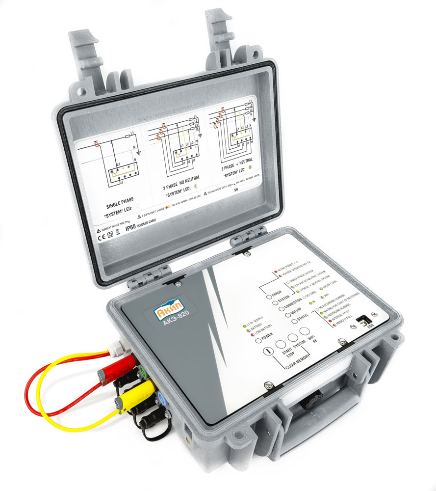  АКЭ-820 Анализатор качества электрической энергии от компании Tectron