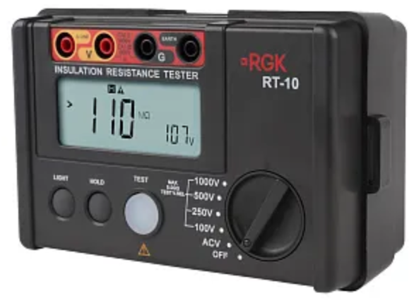  RGK RT-10 Цифровой мегаомметр 1кВ, 5ГОм от компании Tectron