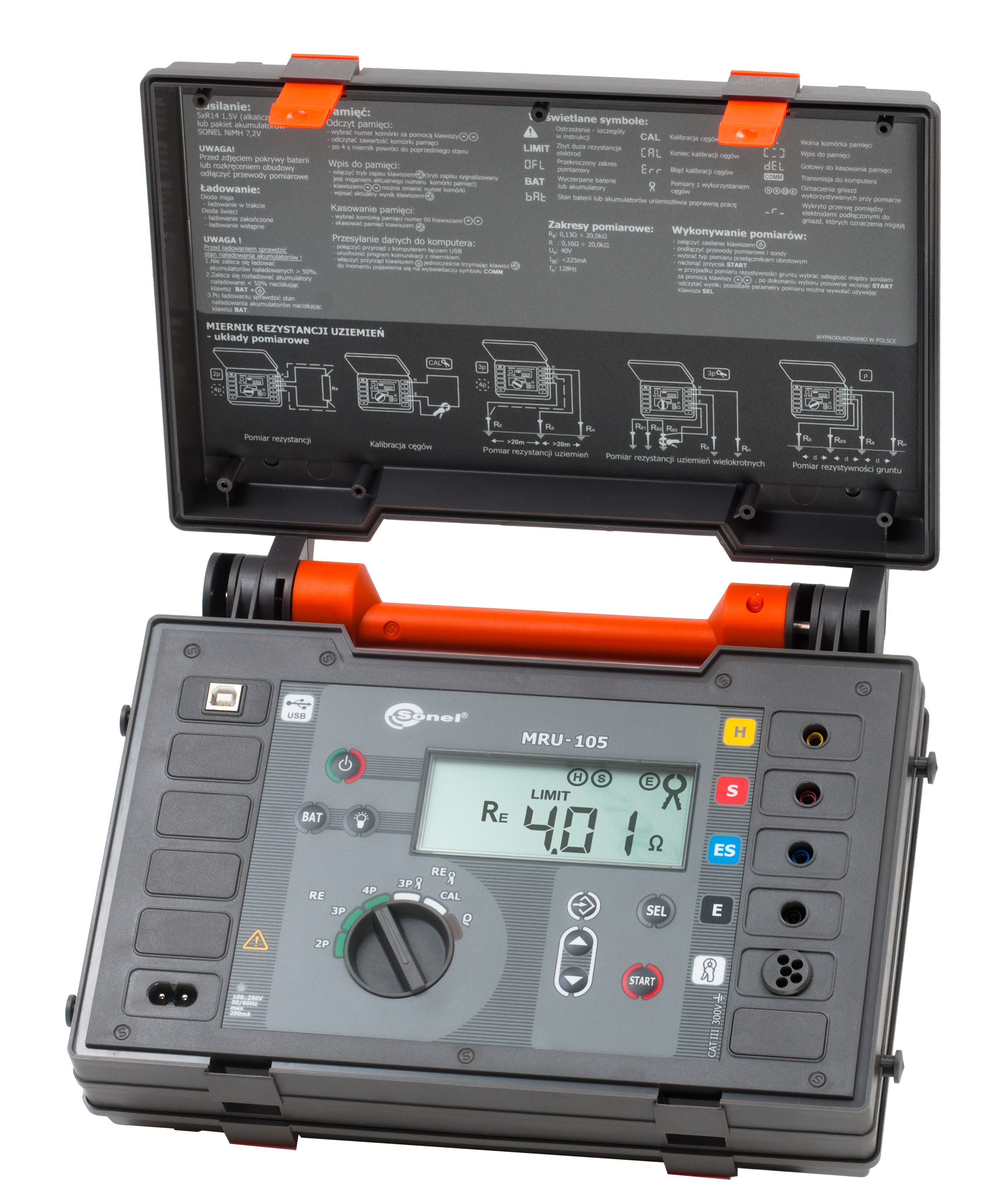  MRU-105 Измеритель параметров заземляющих устройств от компании Tectron
