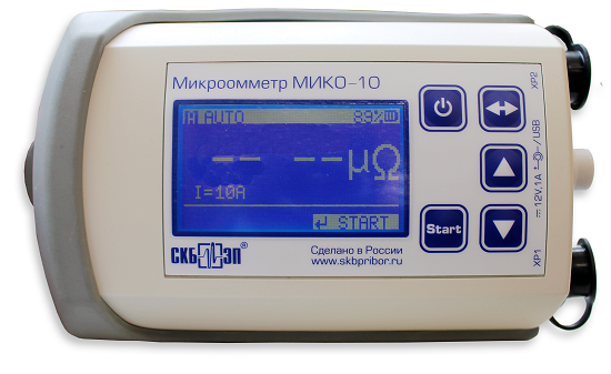  МИКО-10 Малогабаритный микроомметр 10А от компании Tectron