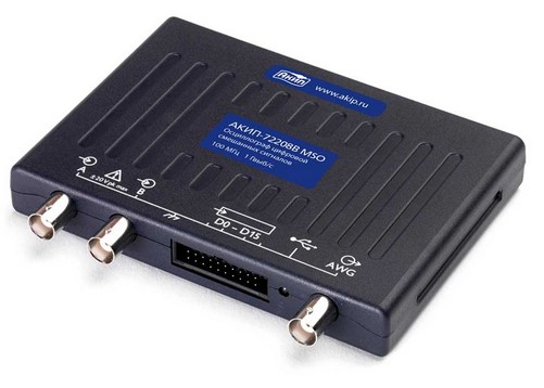  АКИП-72207B MSO Осциллограф USB 70МГц, 2 канала от компании Tectron